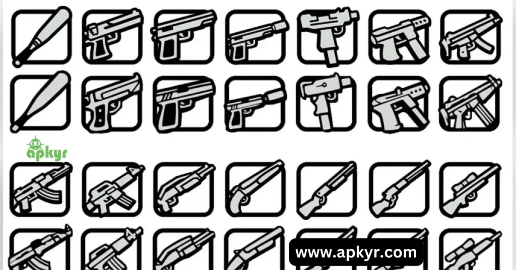 Variety of Weapons