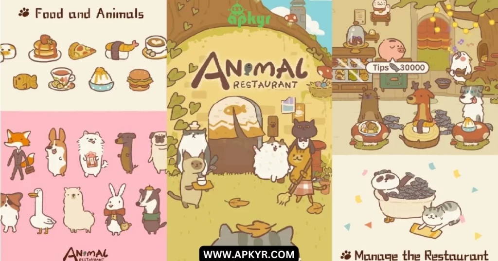 The Gameplay of Animal Restaurant mod apk