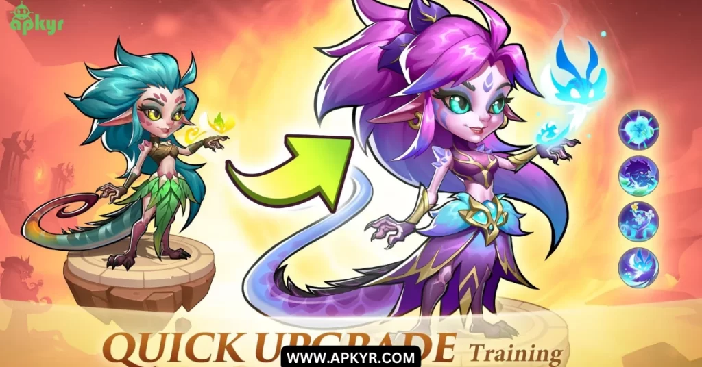 The Gameplay of Idle Heroes Mod APK
