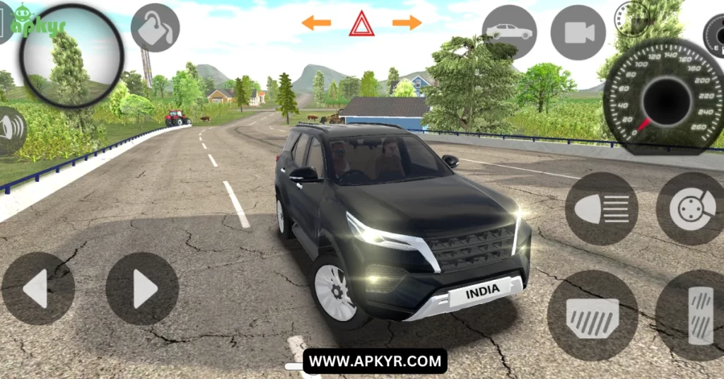 The Gameplay of Indian Car Simulator 3D Mod APK
